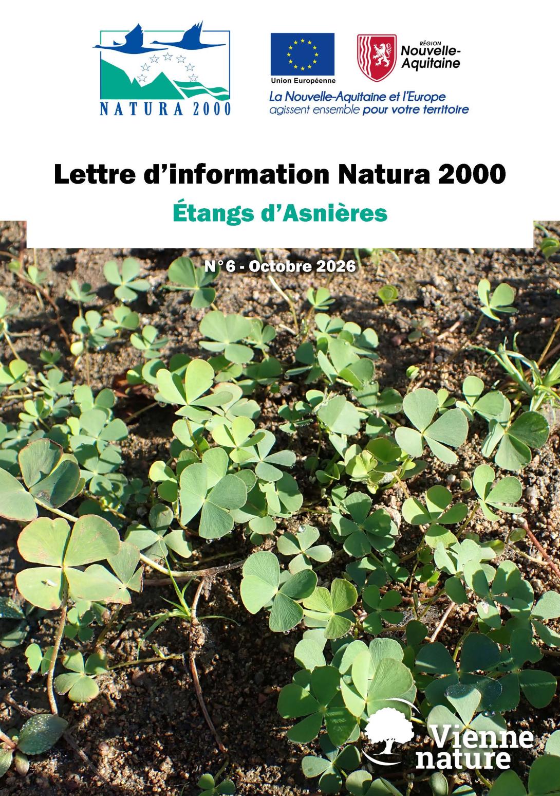 6e Lettre d'information Natura 2000 des Etangs d'Asnières